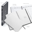 Eccolo® Memphis Journal w/Elastic Pen Loop - (M) | https://www.bestnamebadges.com