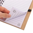 Eco-Friendly Natural Bamboo Cover Notebook With A Pen | https://www.bestnamebadges.com