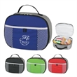 Insulated Lunch Zipper Cooler Bag w/ Front Pocket 11"x8"x3.5 | https://www.bestnamebadges.com