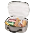 Insulated Lunch Zipper Cooler Bag w/ Front Pocket 11"x8"x3.5 | https://www.bestnamebadges.com