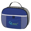 Insulated Lunch Zipper Cooler Bag w/ Front Pocket 11"x8"x3.5 | https://www.bestnamebadges.com