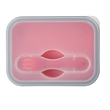 Collapse'N Silicone Lunch Container | https://www.bestnamebadges.com