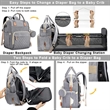 Backpack Diaper Bag | https://www.bestnamebadges.com