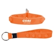 Silicone Wristband Pop Keychain | https://www.bestnamebadges.com