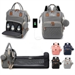 Backpack Diaper Bag with Changing Station | https://www.bestnamebadges.com
