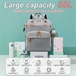 Backpack Diaper Bag with Changing Station | https://www.bestnamebadges.com