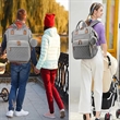 Backpack Diaper Bag with Changing Station | https://www.bestnamebadges.com