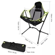 Folding Relaxed Outdoor Camping Rocking Chair | https://www.bestnamebadges.com