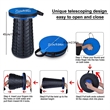 Portable Telescoping Foldable Camping Stool | https://www.bestnamebadges.com