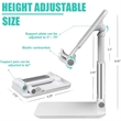 Fully Foldable Multi-angle Adjustable Phone/Tablet Stand | https://www.bestnamebadges.com