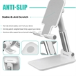 Fully Foldable Multi-angle Adjustable Phone/Tablet Stand | https://www.bestnamebadges.com