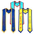 Unisex Adult Graduation Satin Sash | https://www.bestnamebadges.com