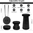 Portable Foldable Telescoping Stool | https://www.bestnamebadges.com