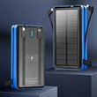 20,000 mAh Solar Wireless Charging Bank With Flashlight | https://www.bestnamebadges.com