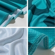 Multipurpose Alphabet Printing Dry Portable Cooling Towels | https://www.bestnamebadges.com