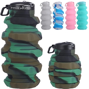 Folding Spiral Reusable Decompress Portable Sports Kettle