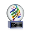 Galileo Award on Hancock Base - Blue | https://www.bestnamebadges.com