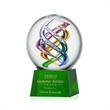 Galileo Award on Robson Base - Green | https://www.bestnamebadges.com
