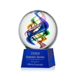 Galileo Award on Robson Base - Blue | https://www.bestnamebadges.com