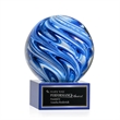 Naples Award on Hancock Base - Blue | https://www.bestnamebadges.com