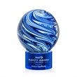 Naples Award on Marvel Base - Blue | https://www.bestnamebadges.com