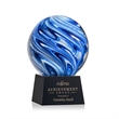 Naples Award on Robson Base - Black | https://www.bestnamebadges.com