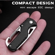 Safety And Useful Compact Mini Folding Keychain Knife | https://www.bestnamebadges.com