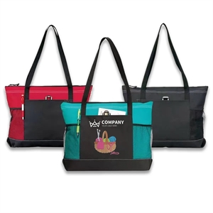 Knitting Personalized Embroidered Tote Shoulder Bag