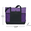 Knitting Personalized Embroidered Tote Shoulder Bag | https://www.bestnamebadges.com