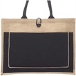 Cotton Pocket Jute Tote Bags | https://www.bestnamebadges.com