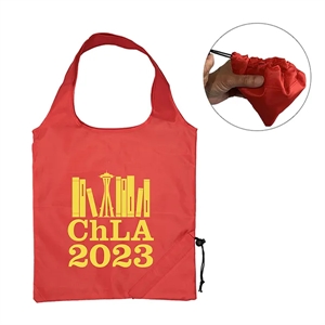 PACK-N-TOSS Foldable Shopper Tote | https://www.bestnamebadges.com