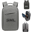 Custom Travel Business Laptop Backpack with USB ChargingPort | https://www.bestnamebadges.com