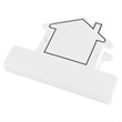 House Shape Utility Chip Clip | https://www.bestnamebadges.com