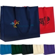 Non-Woven Large Gusset Tote Bag USA Decorated (20"x16"x 6") | https://www.bestnamebadges.com