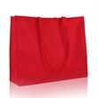 Non-Woven Large Gusset Tote Bag USA Decorated (20"x16"x 6") | https://www.bestnamebadges.com