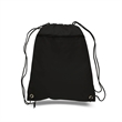 210D Polyester Drawstring Backpack W/ Front Pocket | https://www.bestnamebadges.com