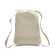 12 Oz. Cotton Canvas Two Tone Sport Backpack | https://www.bestnamebadges.com
