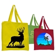 12 oz.Classic Book Tote Bags w/ Gusset Canvas (14"X15"X4") | https://www.bestnamebadges.com