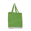 12 oz.Classic Book Tote Bags w/ Gusset Canvas (14"X15"X4") | https://www.bestnamebadges.com