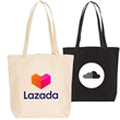 Multipurpose Large Cotton Tote Bag 18" x 16.5" x 5.5" | https://www.bestnamebadges.com