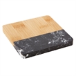 Bamboo & Marble Coaster | https://www.bestnamebadges.com