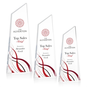 Hudson VividPrint™ Award - Clear | https://www.bestnamebadges.com