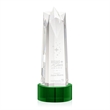 Ellesmere Star on Marvel Base - Green | https://www.bestnamebadges.com