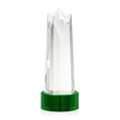 Ellesmere Star on Marvel Base - Green | https://www.bestnamebadges.com