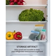 Reusable Storage Bags Stand Up | https://www.bestnamebadges.com