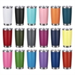 20oz Stainless Steel Tumbler with Lid | https://www.bestnamebadges.com