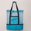 Mesh Beach Tote Cooler Bag | https://www.bestnamebadges.com