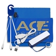 Mobile Tech Power Bank Accessory Kit w/ Cloth in Cinch Pouch | https://www.bestnamebadges.com