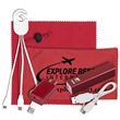 DaySaver Lux Mobile Tech Metal Power Bank Charging Kit | https://www.bestnamebadges.com