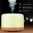 Wood Grain base Oil Aroma Diffuser with Remote Control | https://www.bestnamebadges.com